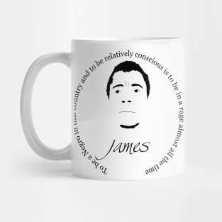 James Baldwin Book Quote Mug